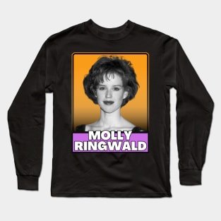 Molly ringwald (retro) Long Sleeve T-Shirt